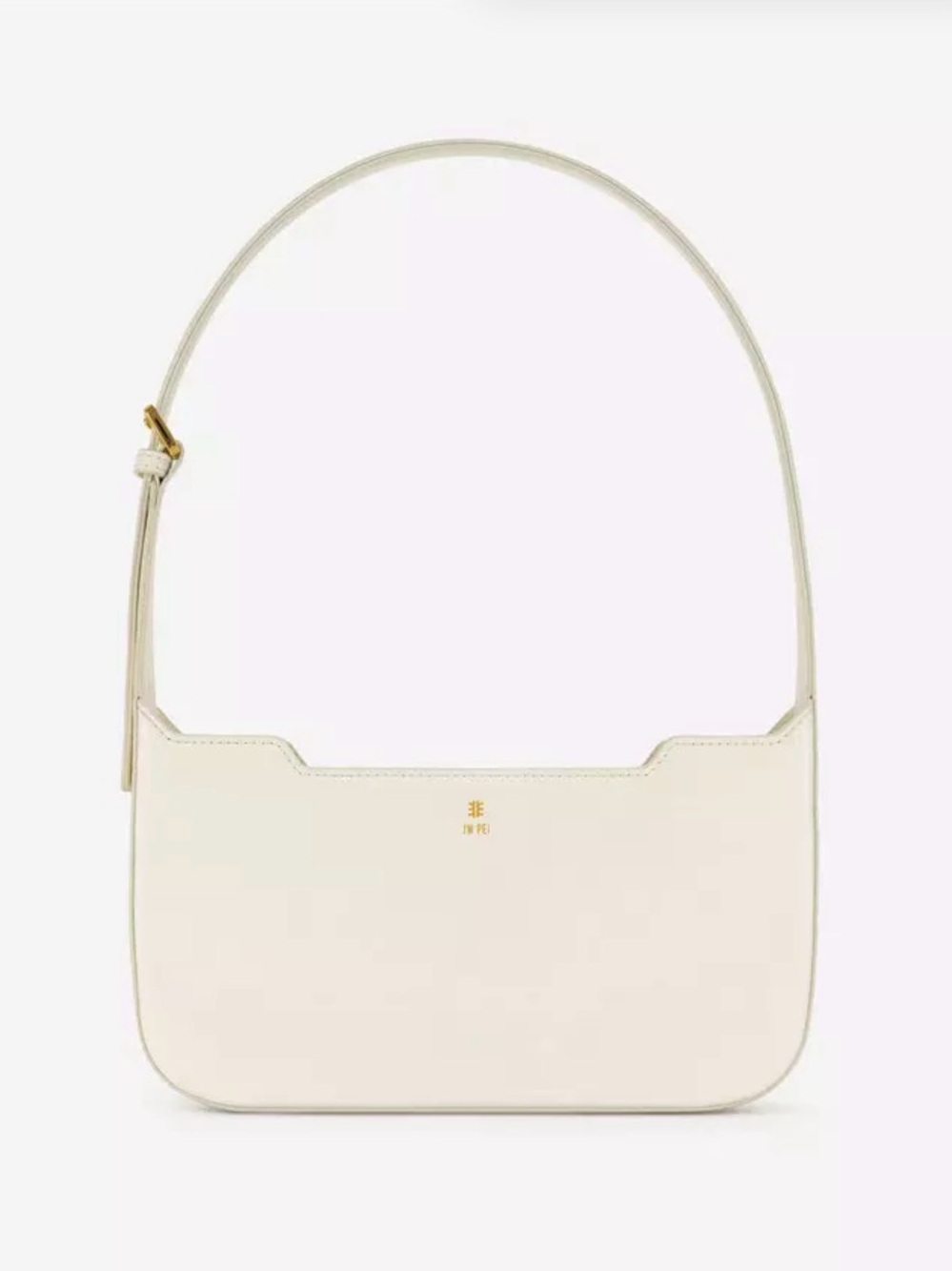 Minimal White/Cream/Ivory Jodie Millie Shoulder Bag by JW Pei